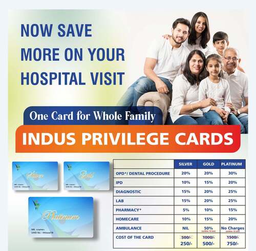 Indus hospital privilege card